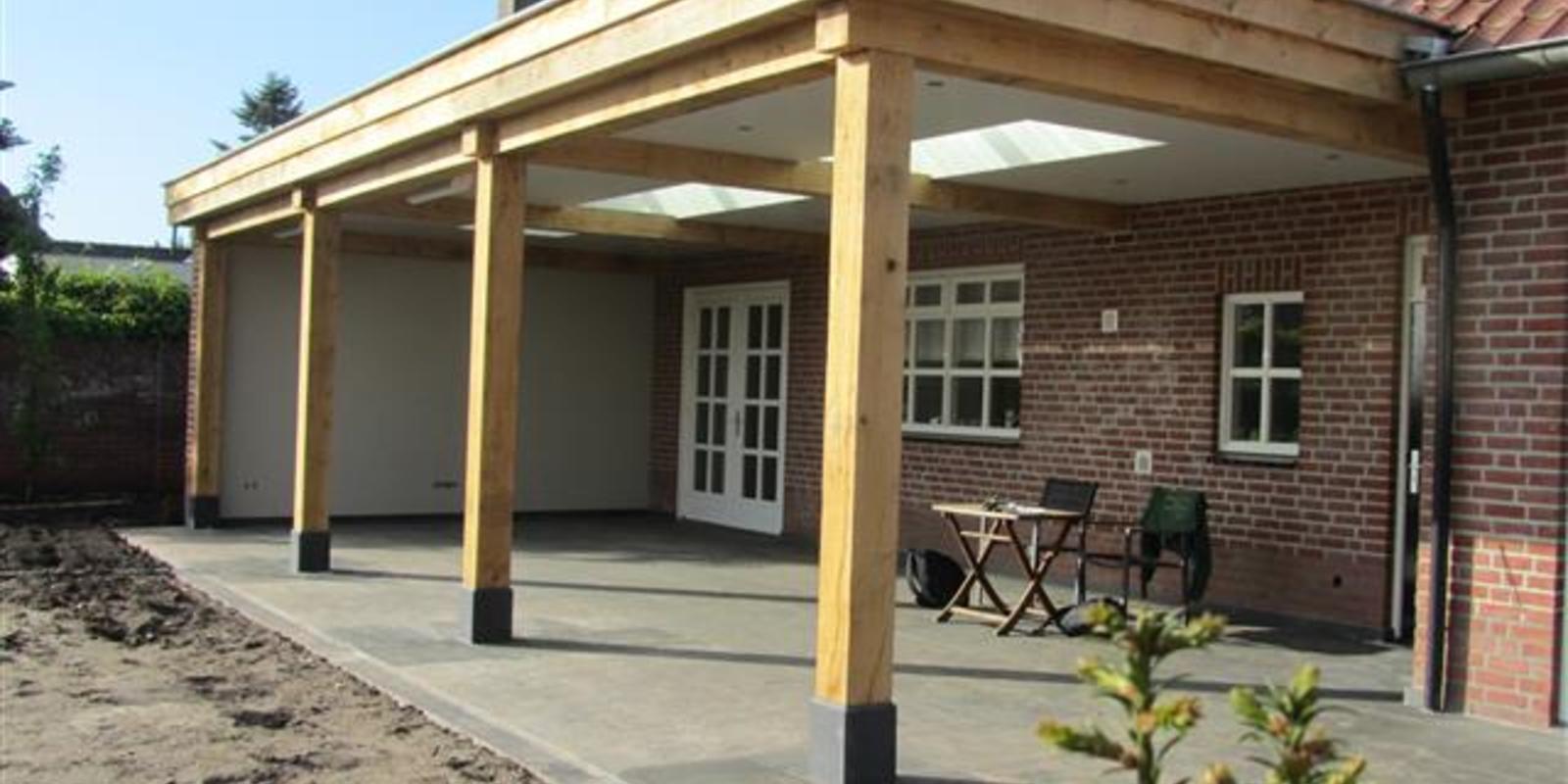 Houten overkapping